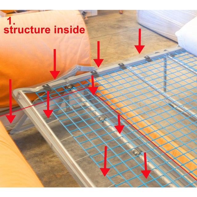 4-Seater Sofa Bed from Bonaldo, 1982 For Sale - Image 12 of 14