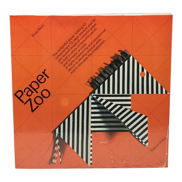 Ernst Roch Paper Zoo Origami Paper Folding Kit Chairish