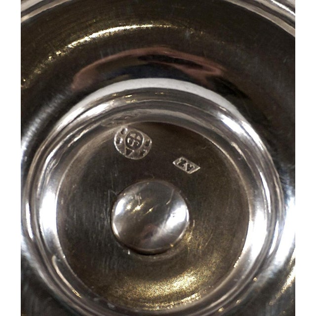 Metal Antique Silver Samovar with Burner attributed to Alois Zitterhofer, Vienna, 1838 For Sale - Image 7 of 9