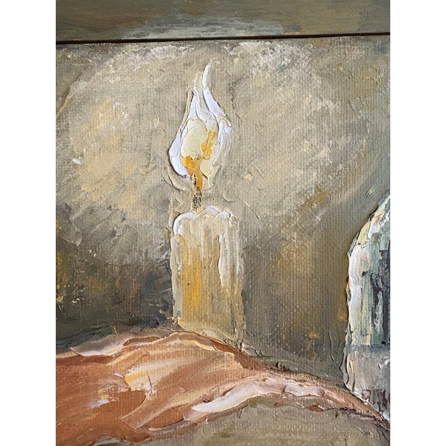 Green Oil Painting - Still Life by Margaret Crenson For Sale - Image 8 of 12