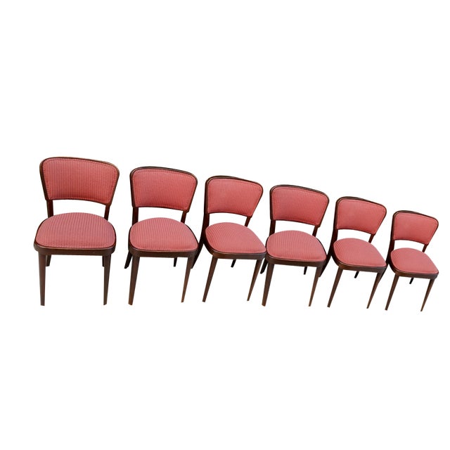 Art Deco Dining Chairs from Thonet, 1920s, Set of 6 For Sale