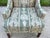 1950s Neoclassical Upholstered Wingback Chair For Sale - Image 9 of 11