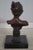 Bronze E. Vallanis 19th Century Bronze Bust of Woman on Pedestal - Signed For Sale - Image 8 of 12