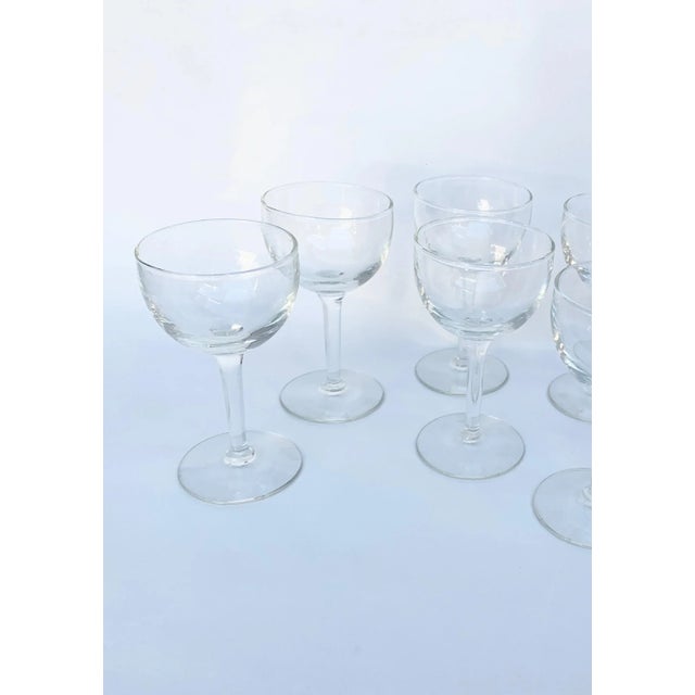 Mid 20th Century Vintage Mid 20th Century Minimalist Cordial Glasses - Set of 7 For Sale - Image 5 of 6