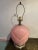1980 Art Deco Shell Style Pink Table Lamp For Sale - Image 10 of 10