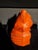 Vintage Molded Papier-Mâché Halloween Orange Cat Candy Container / Lantern For Sale In Los Angeles - Image 6 of 11