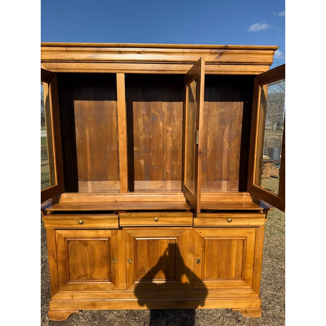 Sienna 19th Century French Louis-Philippe Solid Walnut Bookcases For Sale - Image 8 of 16
