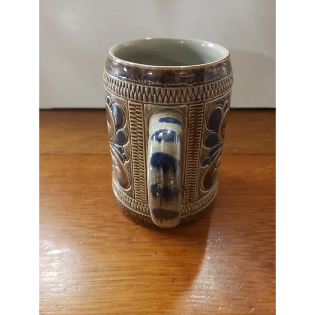 Vintage Marzi & Remy German Salt Glaze Beer Stein For Sale - Image 4 of 6