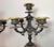 Pair Antique Ornate 1800's Patinated Gilt Bronze Marble Neoclassical Candelabras For Sale In New York - Image 6 of 14