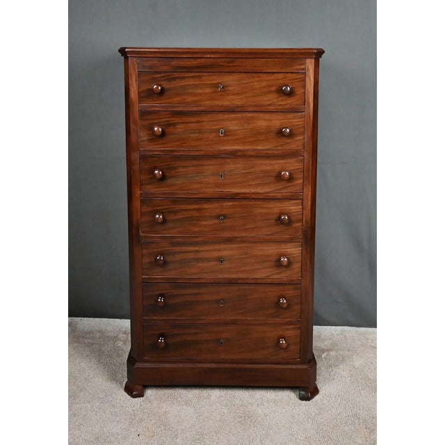 Late 19th Century Mahogany Chest of Drawers For Sale - Image 6 of 18