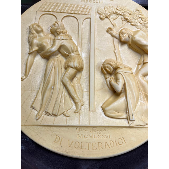 Rigoletto Alabaster La Scala Ruggeri Opera Plate For Sale - Image 4 of 7