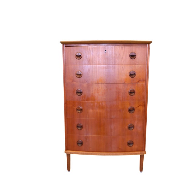 Danish Chest of Drawers in Teak with Arched Front, 1960 For Sale - Image 18 of 18