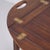 1940s Butler Coffee Table in Polished Mahogany with Brass Fittings, 1940s For Sale - Image 5 of 11