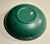 Emilia Castillo Green Ceramic Shallow Bowl Applied Sterling Silver Lizards & Dragonflies 7"d For Sale - Image 4 of 7
