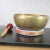 Vintage Singing Bowl or Standing Bowl Bronze Hand Made With Mallet on Pillow For Sale - Image 6 of 13