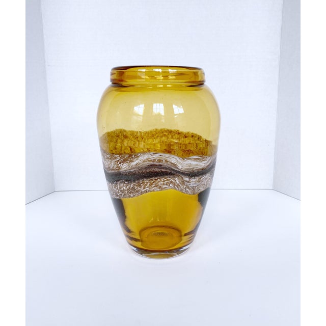 Murano Hand Blown Multi Color Vase Chairish