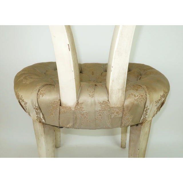 Grosfeld House Accent Chair With Hand Carved Swag Detail, 1940's For Sale - Image 13 of 15