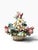 Italian Vintage Capodimonte Crown N Floral Basket Centerpiece, Italian Ceramic For Sale - Image 3 of 5