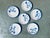 Art Deco Prado Dessert Plates in Earthenware from K&G Lunéville, 1940s, Set of 6 For Sale - Image 6 of 6