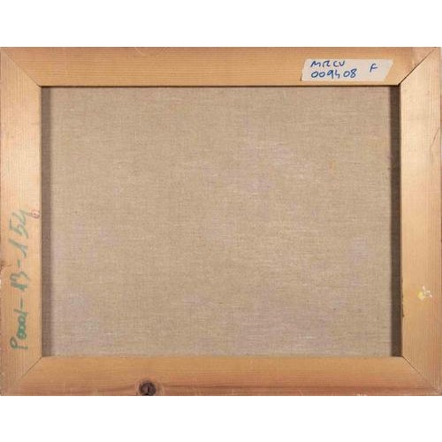 Franco Marzilli, Seaview, 1970s, Oil Painting on Canvas For Sale - Image 4 of 5