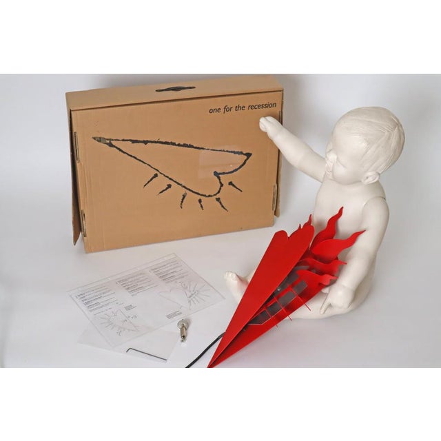 One for the Recession Wall Lamp in Red Heart Shape by Ingo Maurer, 1994 For Sale - Image 13 of 14