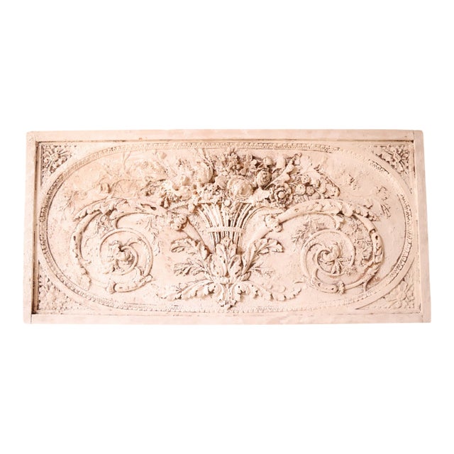 19th Century French Plaster Décor For Sale