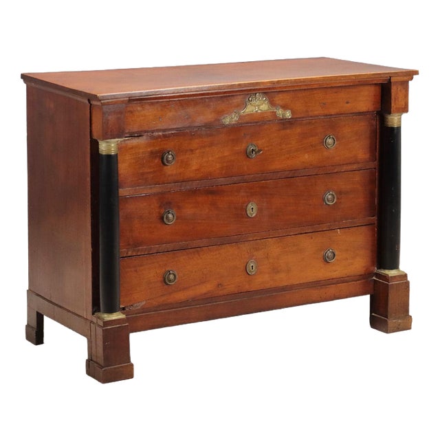 Empire Chest of Drawers in Walnut For Sale