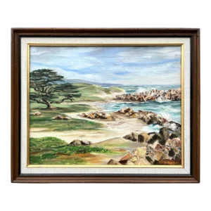 Vintage Pacific Grove Seascape by Marie Duncan