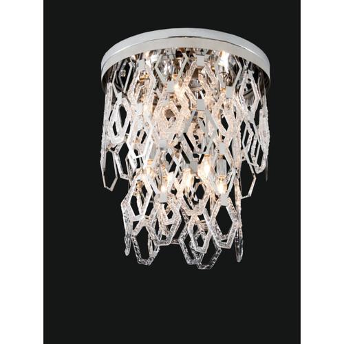 Gold Collection Medea Table Lamp in Metal and Crystal by Jago For Sale - Image 8 of 10