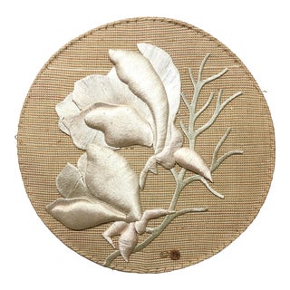 Don Freedman Interlude | Silk Flower on Jute For Sale
