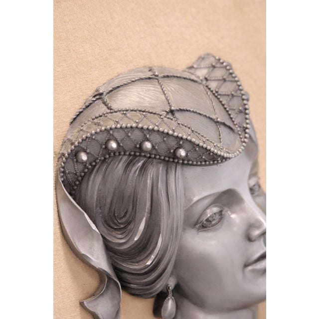Woman Wall Decor, 1970s, Set of 2 For Sale - Image 4 of 18