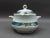 Mid 20th Century Cocema Fes Morocco Prestige Design Green & Gold Porcelain Covered Soup Tureen For Sale - Image 4 of 9
