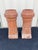 A beautiful pair of antique terracotta chimney pots. These unglazed chimney pots hail from the early part of the 20th...