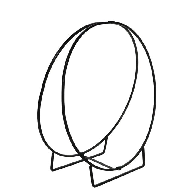 Large Wrought Iron Mid Century Log Holder C 1950/1970's For Sale - Image 11 of 11