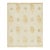 Contemporary Block Print Paisley Natural Silk Rug by Rug & Kilim, India For Sale