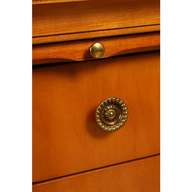Thomasville Pair Of Grand Classics Biedermeier Style Maple Nightstands For Sale - Image 15 of 18