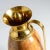 Italian Aldo Tura Lacquered Goatskin & Brass Thermos 1960s For Sale - Image 3 of 11