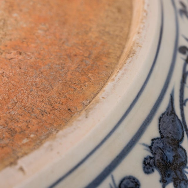 Ceramic Yuan Style Mandarin Duck Lotus Pond Charger For Sale - Image 7 of 8