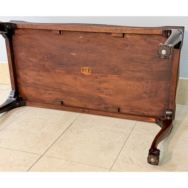 Early 20th Century Mahogany Tea Table For Sale In Philadelphia - Image 6 of 6