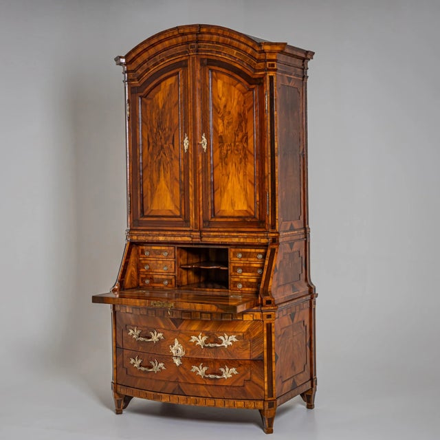 Baroque Secretary, Dresden, Germany, Mid-18th Century For Sale - Image 9 of 16