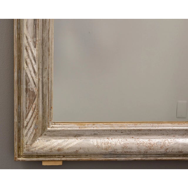 Silver 19th Century French Silver Gilt Louis Philippe Mirror For Sale - Image 8 of 10