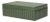 Eton Green Ribbed Vegan Leather Hospitality Grade Storage Box For Sale - Image 9 of 9