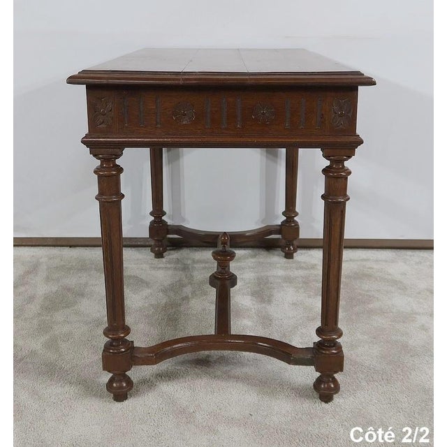 Small Oak Office Table, 1920 For Sale - Image 17 of 18