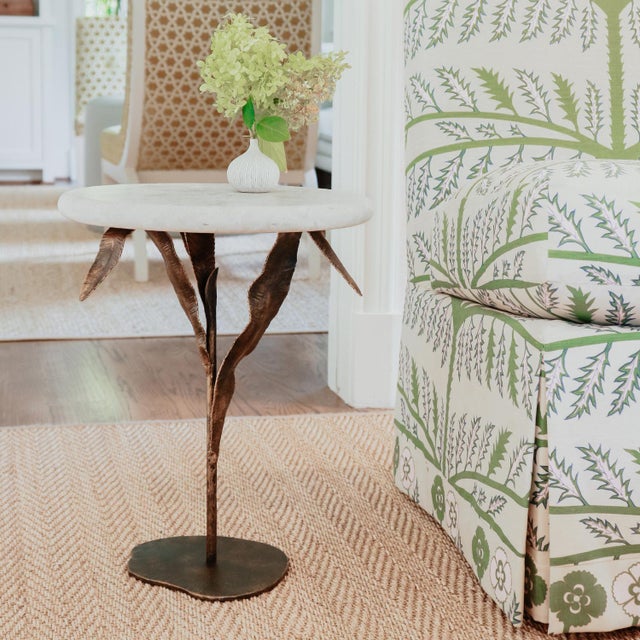 Infuse your elegant interior with the enchanting presence of the Willow Accent Table, meticulously crafted by skilled...