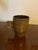 Mid-Century Modern Wabi-Sabi Studio Art Pottery Tapered Cup With Dimpled Base For Sale - Image 3 of 7