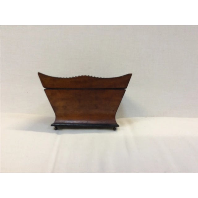 Antique Box With Tack Work Decorations For Sale - Image 10 of 10