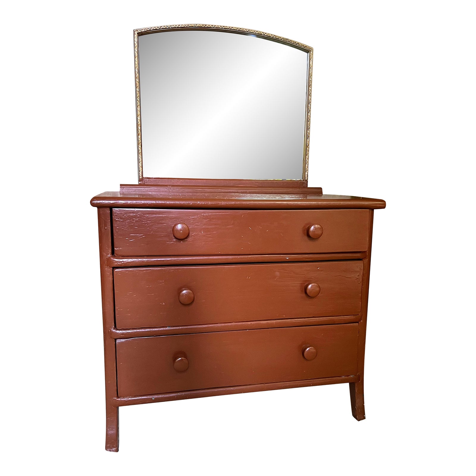 1930s Antique Child’s Dresser With Mirror Chairish