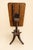 Antique Georgian Regency period rich mahogany table generally used for tea or wine service. Table title to vertical...