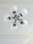 1970s Vintage Space Age Chrome Ribbon Chandelier, 1970s For Sale - Image 5 of 11