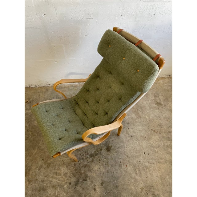 DUX Bruno Mathsson Pernilla Lounge Chair for Dux Sweden For Sale - Image 4 of 11